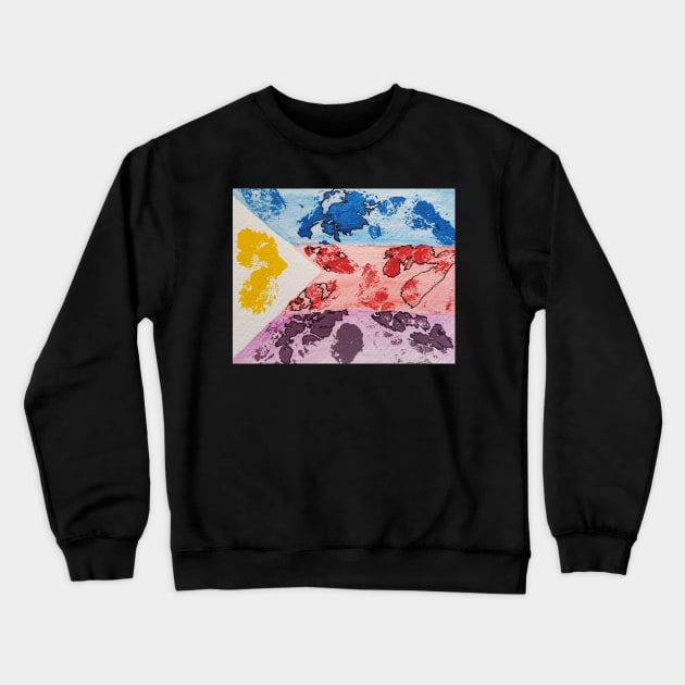 New Polyamory Pride Flag Crewneck Sweatshirt by etherealwonders